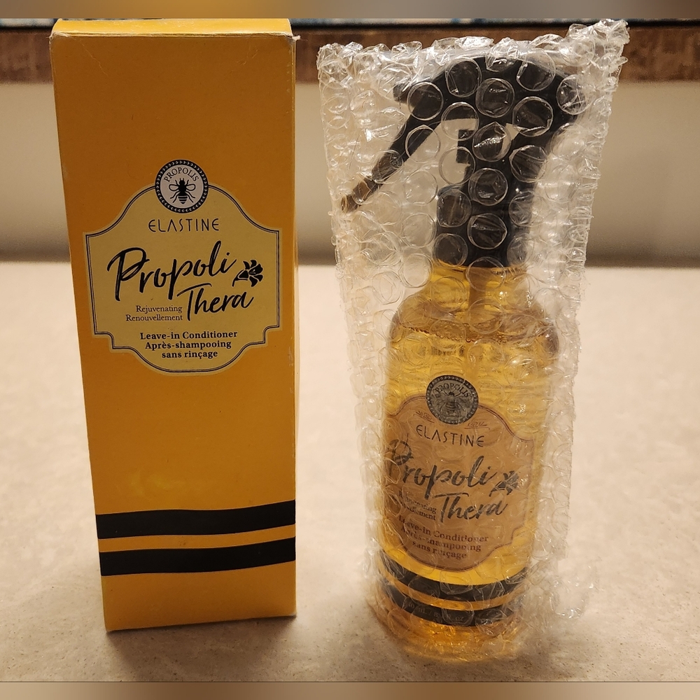 Avon Elastine PropoliThera Leave-In Conditioner.